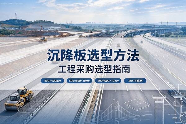 南海沉降板选择方法