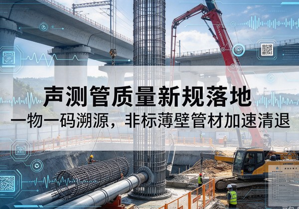 南海声测管质量新规落地，一物一码溯源，非标薄壁管材加速清退