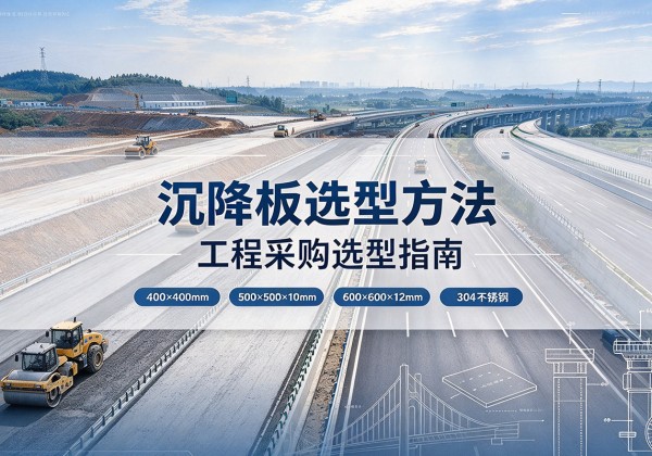 南海沉降板选择方法